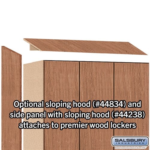 Premier Wood Locker — 1 Tier, 3 Wide