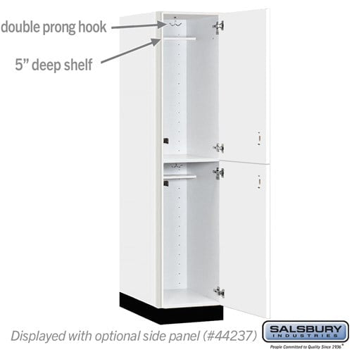 Premier Wood Locker — 2 Tier, 1 Wide