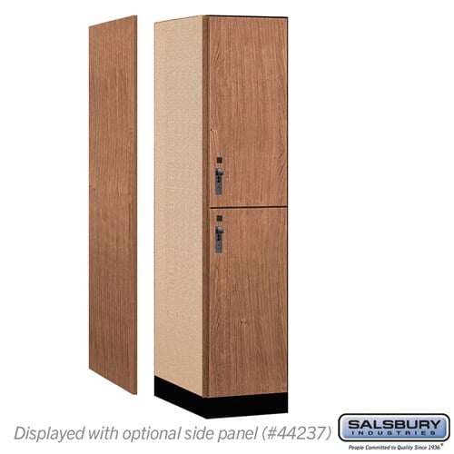 Premier Wood Locker — 2 Tier, 1 Wide