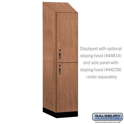 Premier Wood Locker — 2 Tier, 1 Wide