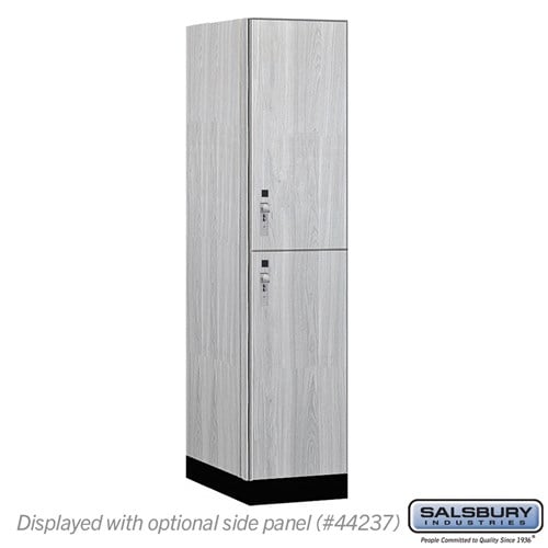 Premier Wood Locker — 2 Tier, 1 Wide