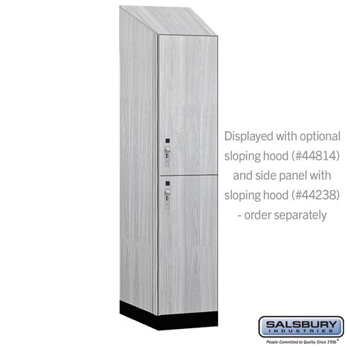Premier Wood Locker — 2 Tier, 1 Wide