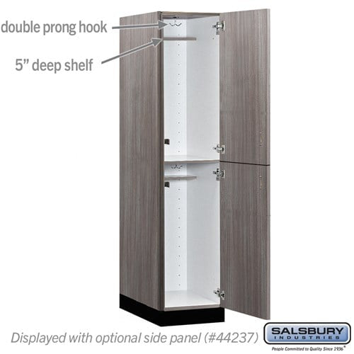 Premier Wood Locker — 2 Tier, 1 Wide