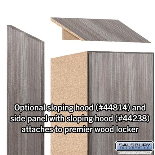 Premier Wood Locker — 2 Tier, 1 Wide