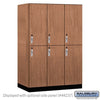 Premier Wood Locker — 2 Tier, 3 Wide