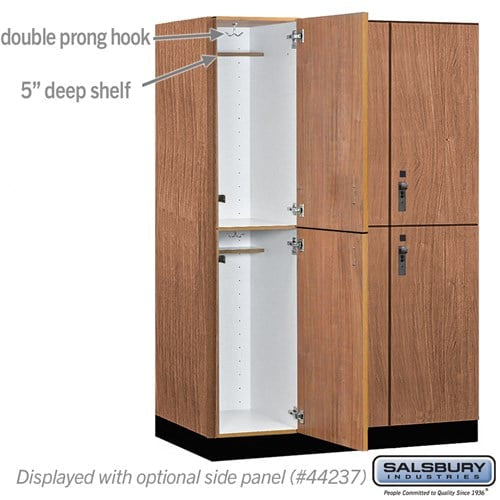 Premier Wood Locker — 2 Tier, 3 Wide