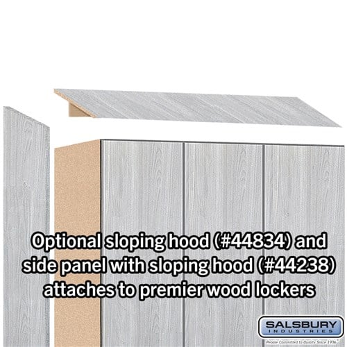 Premier Wood Locker — 2 Tier, 3 Wide