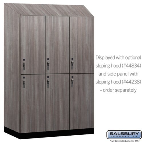 Premier Wood Locker — 2 Tier, 3 Wide