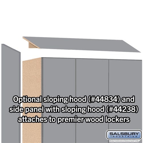 Premier Wood Locker — 2 Tier, 3 Wide
