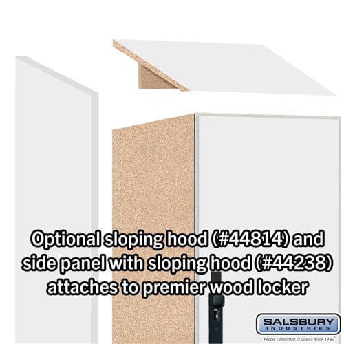 Premier Wood Locker — 3 Tier, 1 Wide