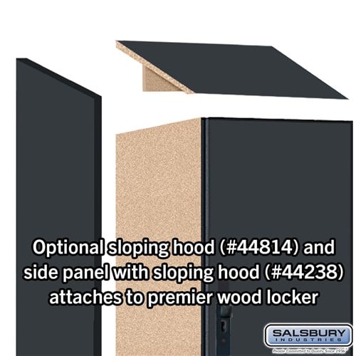 Premier Wood Locker — 3 Tier, 1 Wide