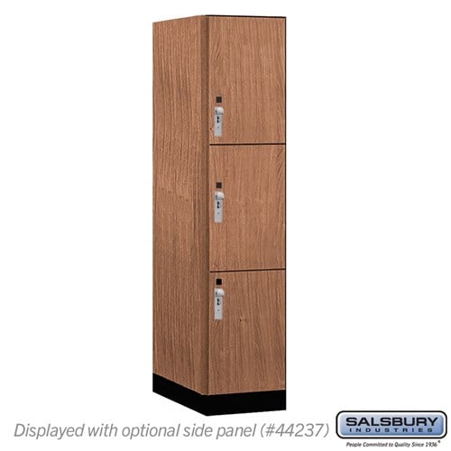 Premier Wood Locker — 3 Tier, 1 Wide