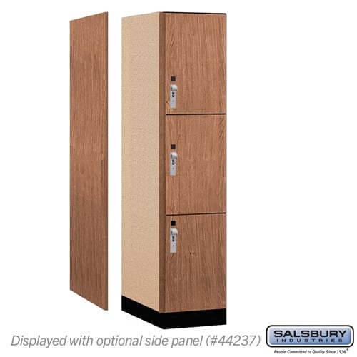 Premier Wood Locker — 3 Tier, 1 Wide