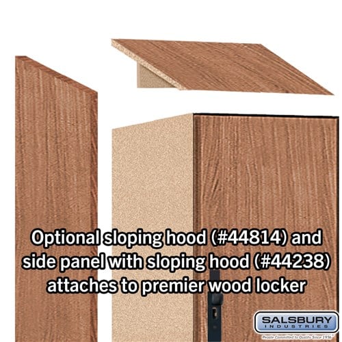 Premier Wood Locker — 3 Tier, 1 Wide
