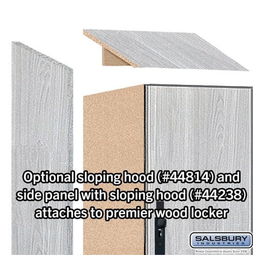Premier Wood Locker — 3 Tier, 1 Wide