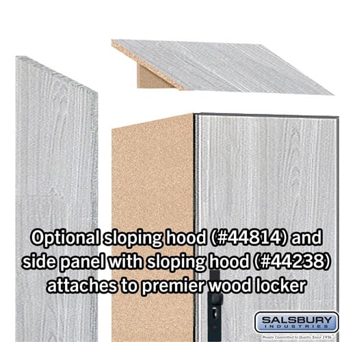 Premier Wood Locker — 3 Tier, 1 Wide