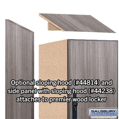 Premier Wood Locker — 3 Tier, 1 Wide