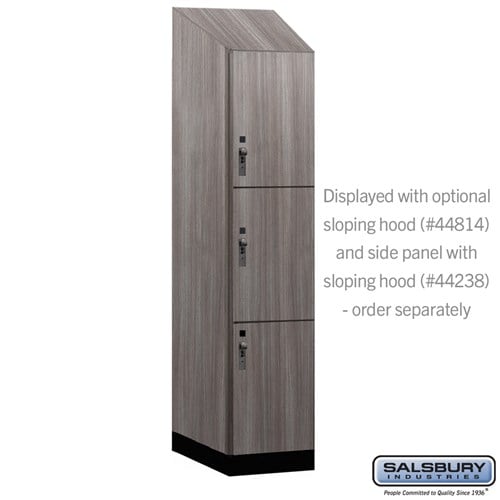 Premier Wood Locker — 3 Tier, 1 Wide