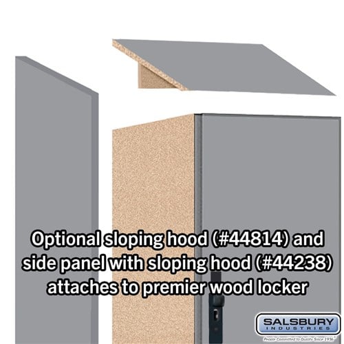 Premier Wood Locker — 3 Tier, 1 Wide
