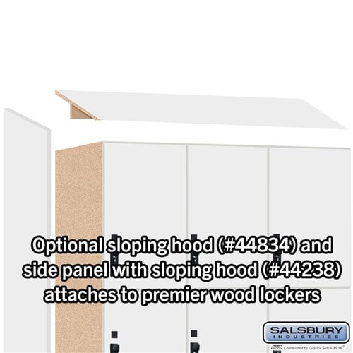 Premier Wood Locker — 3 Tier, 3 Wide