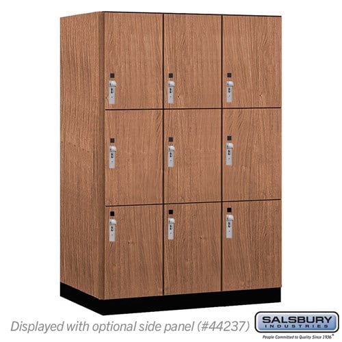 Premier Wood Locker — 3 Tier, 3 Wide