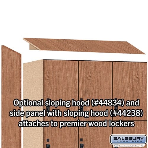 Premier Wood Locker — 3 Tier, 3 Wide