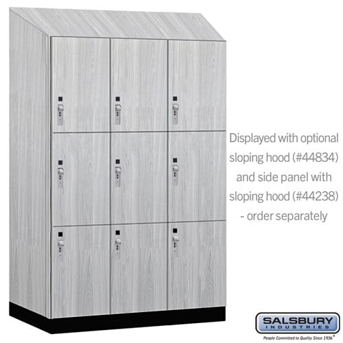 Premier Wood Locker — 3 Tier, 3 Wide