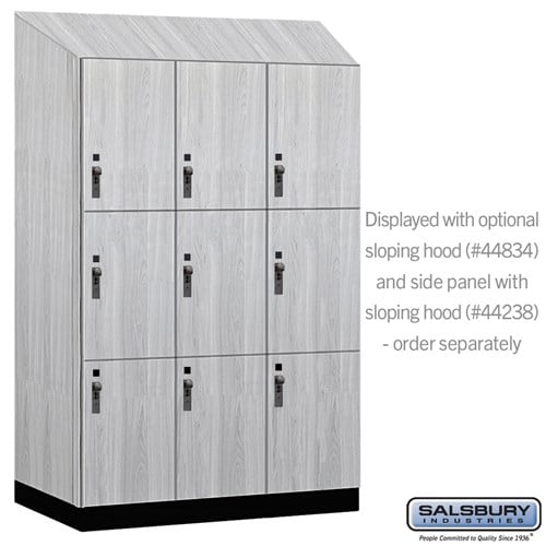 Premier Wood Locker — 3 Tier, 3 Wide