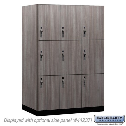 Premier Wood Locker — 3 Tier, 3 Wide