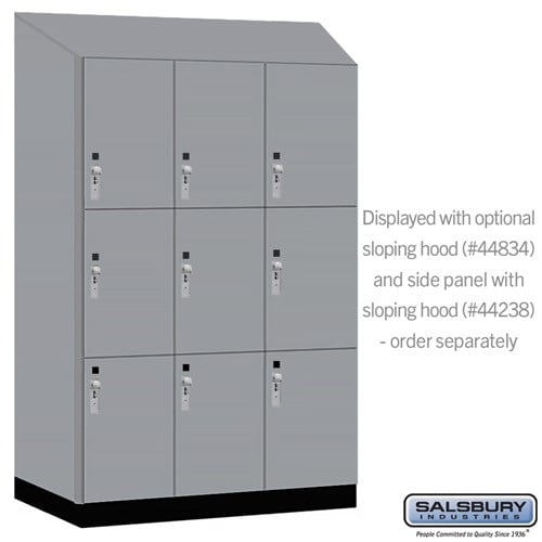 Premier Wood Locker — 3 Tier, 3 Wide