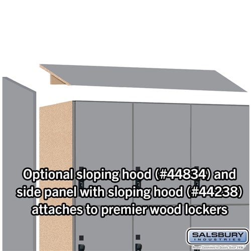 Premier Wood Locker — 3 Tier, 3 Wide