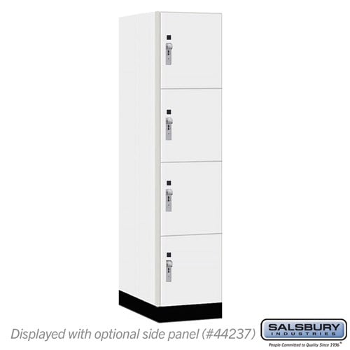 Premier Wood Locker — 4 Tier, 1 Wide