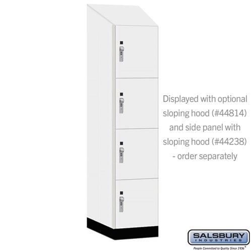 Premier Wood Locker — 4 Tier, 1 Wide