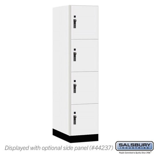 Premier Wood Locker — 4 Tier, 1 Wide