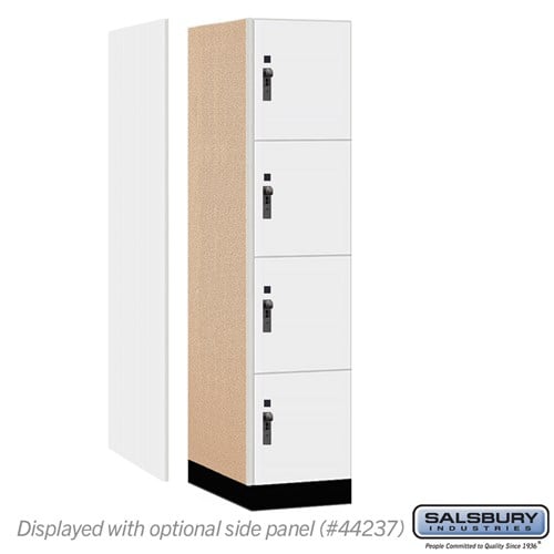 Premier Wood Locker — 4 Tier, 1 Wide