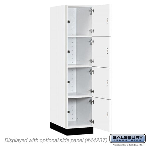 Premier Wood Locker — 4 Tier, 1 Wide