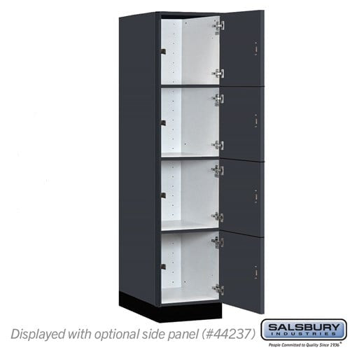 Premier Wood Locker — 4 Tier, 1 Wide
