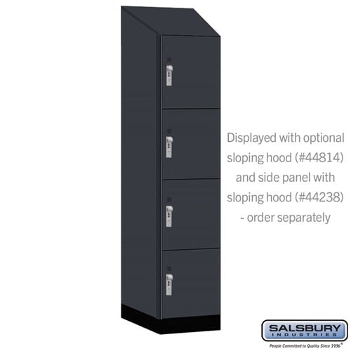 Premier Wood Locker — 4 Tier, 1 Wide