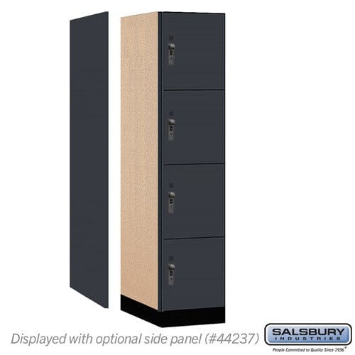 Premier Wood Locker — 4 Tier, 1 Wide