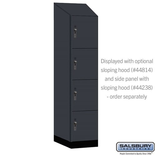 Premier Wood Locker — 4 Tier, 1 Wide