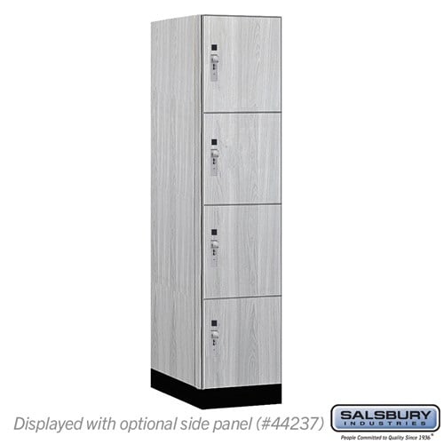 Premier Wood Locker — 4 Tier, 1 Wide