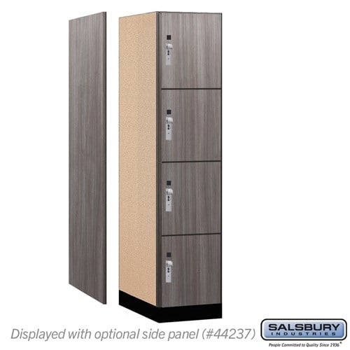 Premier Wood Locker — 4 Tier, 1 Wide