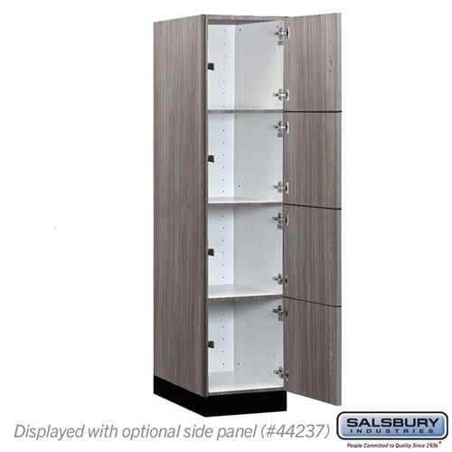 Premier Wood Locker — 4 Tier, 1 Wide