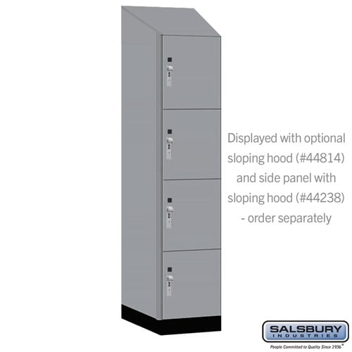 Premier Wood Locker — 4 Tier, 1 Wide