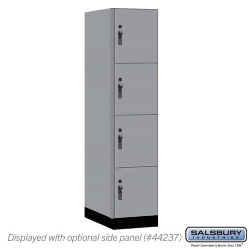 Premier Wood Locker — 4 Tier, 1 Wide