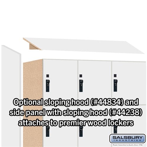Premier Wood Locker — 4 Tier, 3 Wide