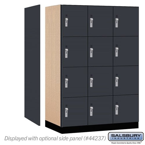 Premier Wood Locker — 4 Tier, 3 Wide