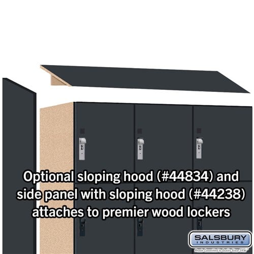 Premier Wood Locker — 4 Tier, 3 Wide