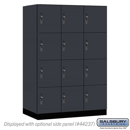 Premier Wood Locker — 4 Tier, 3 Wide