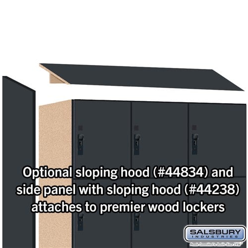 Premier Wood Locker — 4 Tier, 3 Wide